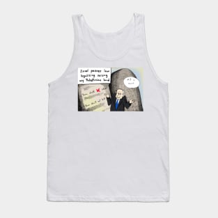 Netanuahu Cartoon Tank Top